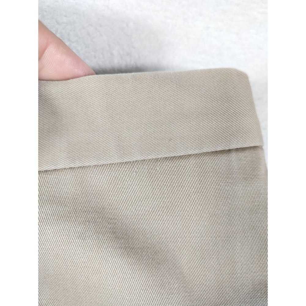 Eddie Bauer Pants Mens 35 Beige Wrinkle Resistant Classic Fit Chino Khakis - Picture 6 of 12